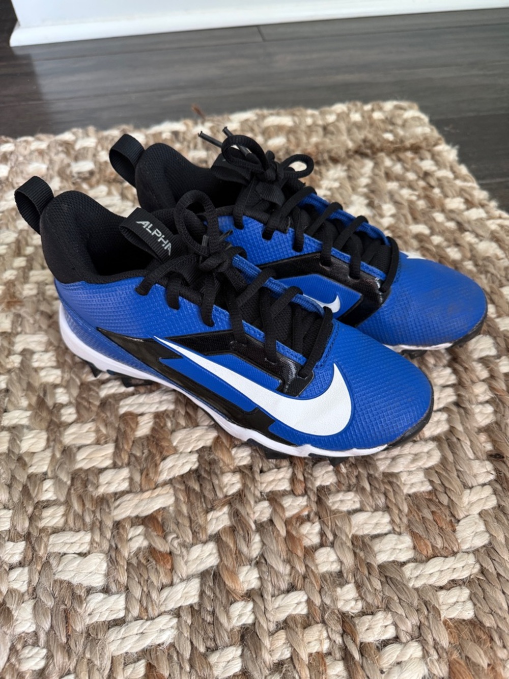 Nike Kids Blue Black White Sneakers